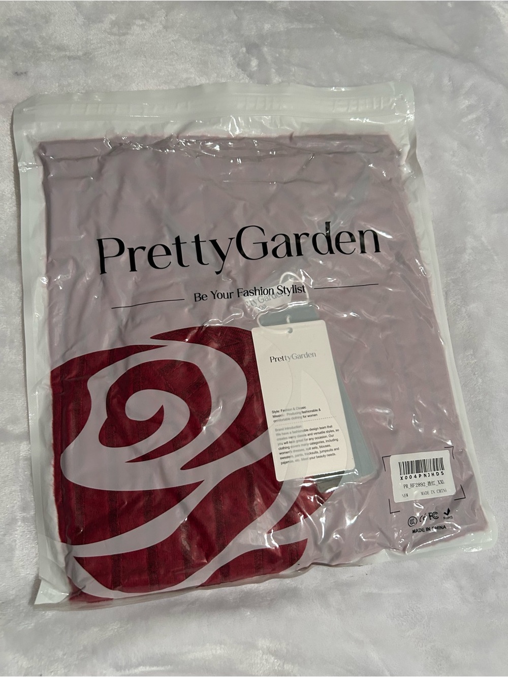 Plus Size V-Neck Ribbed Sweater - Crimson Red - Picture 7 of 7